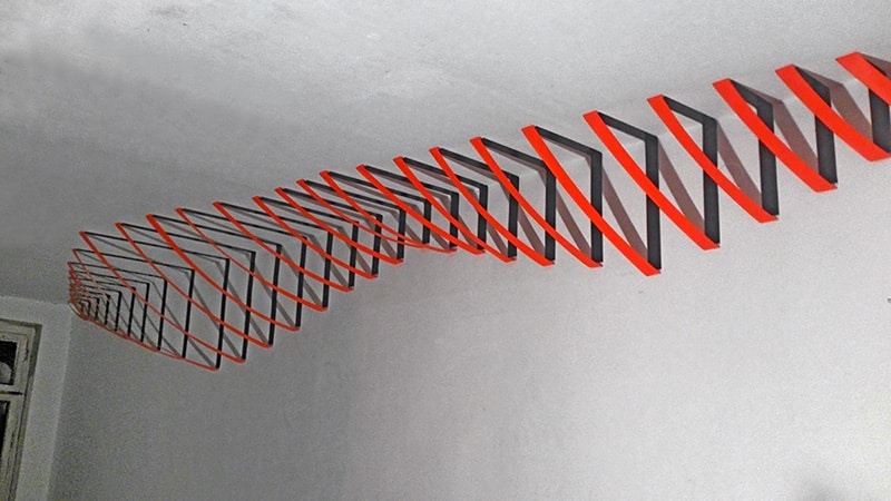 Move-3D Klebeband-InnenDesign- Künstler Ostap-2012- Nahaufnahme