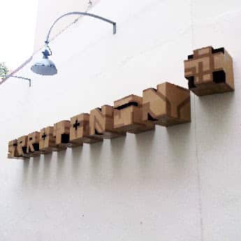 Serotonin-3d cardboard graffiti by Ostap-thumbnail
