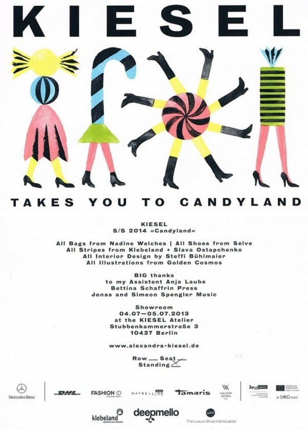 Alexandra kiesel show-flyer-Berlin fashion week 2013