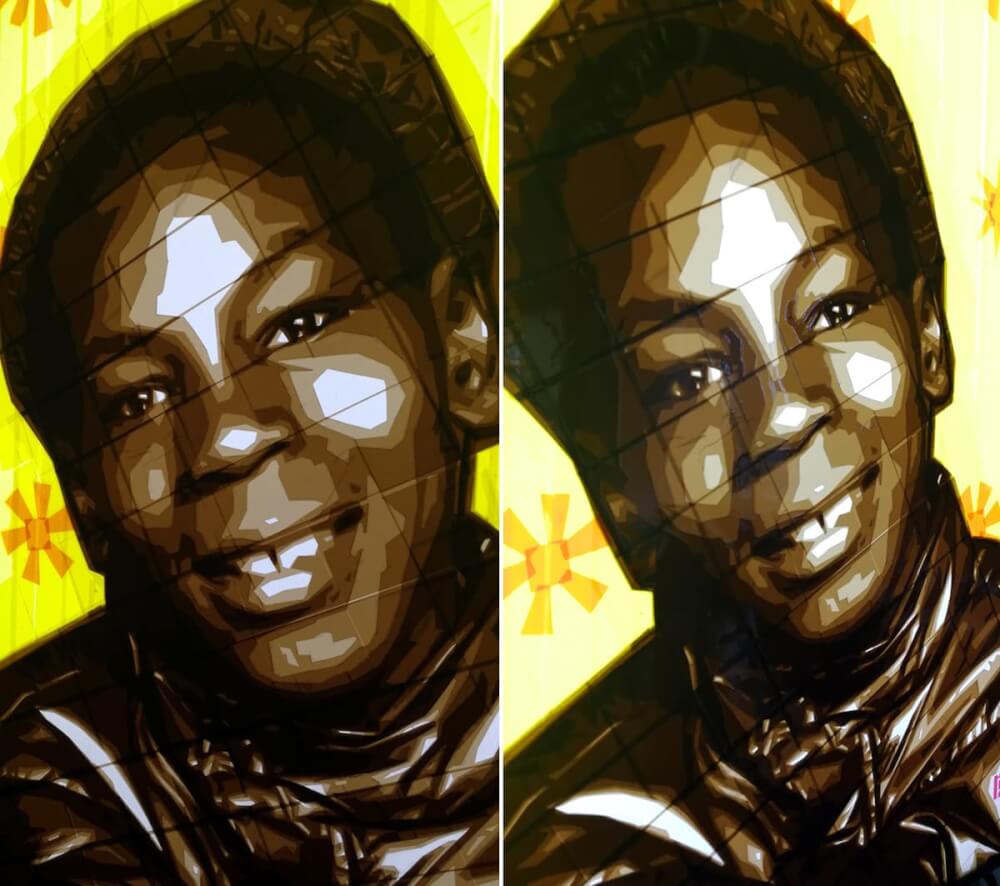 The Beast-packing tape art portrait of Mike Tyson- Closeup The-beast-packing-tape-art-portrait-mike-tyson-closeup
