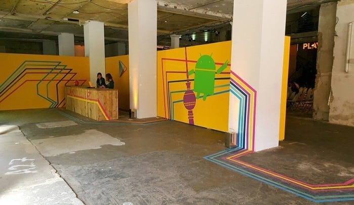 Tape art Guidance- Google Play Event- Selfmadecrew 2015 Tape art for brand-Google Play Event- Selfmadecrew 2015