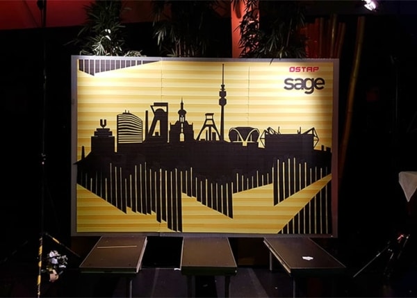 Tape art tour 2016- Dortmund skyline