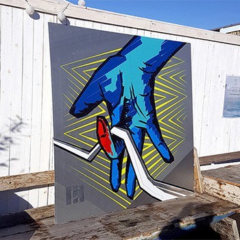 Featured image- Artwork- live taping-Selfmadecrew - Street Art Jam 2016