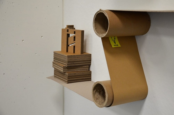 Buchstabe S- Zerhusen-cardboard-graffiti- Nahaufnahme 2