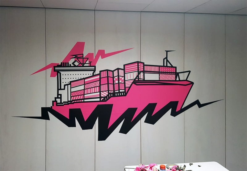 Cargo-tape-art-google-office-gestaltung-selfmadecrew-zurich-2016