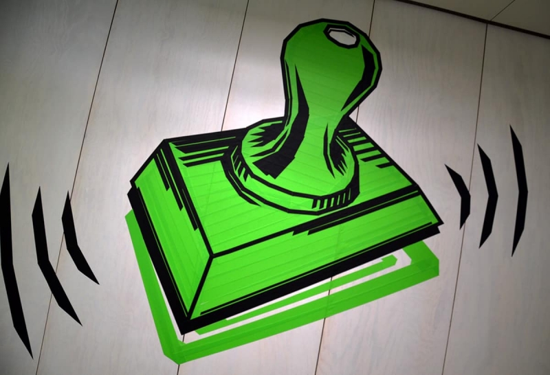 Stempel-tape-art-google-office-design-selfmadecrew-zurich-2016