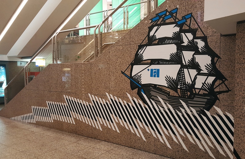 Segelschiff-Tape-Graffiti-Selfmadecrew-Hamburg
