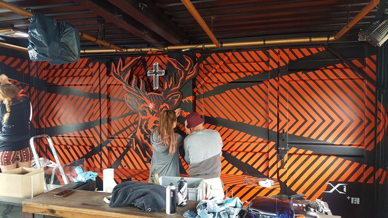 Making of Jägermeister Festival Deer Interior Design