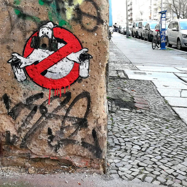 Graffiti Buster- Stencil Street-Art- Prenzlauer Berg
