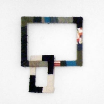 Two frames chain- Homage to Stefan Müller's art